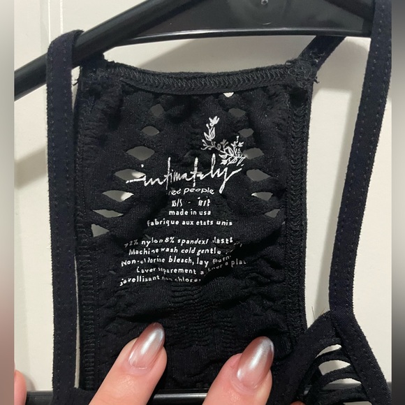 Free People Intimately Bra Top with Cutout Details XS/S - Picture 2 of 3